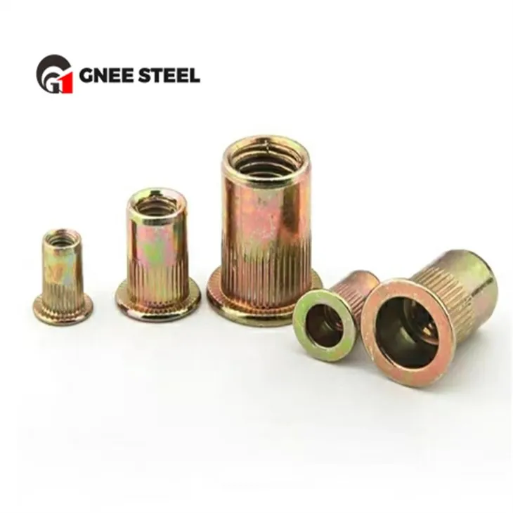 DIN7340 horganyzott acél szegecsanyák